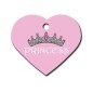 Ταυτότητα Καρδιά Large Ροζ Princess