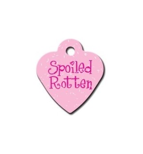 Ταυτότητα Καρδιά Small "Spoiled Rotten" Ροζ