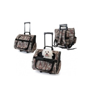 Τσάντα Μεταφοράς Σκύλου Max. με Ρόδες 43x26x36cm Camouflage