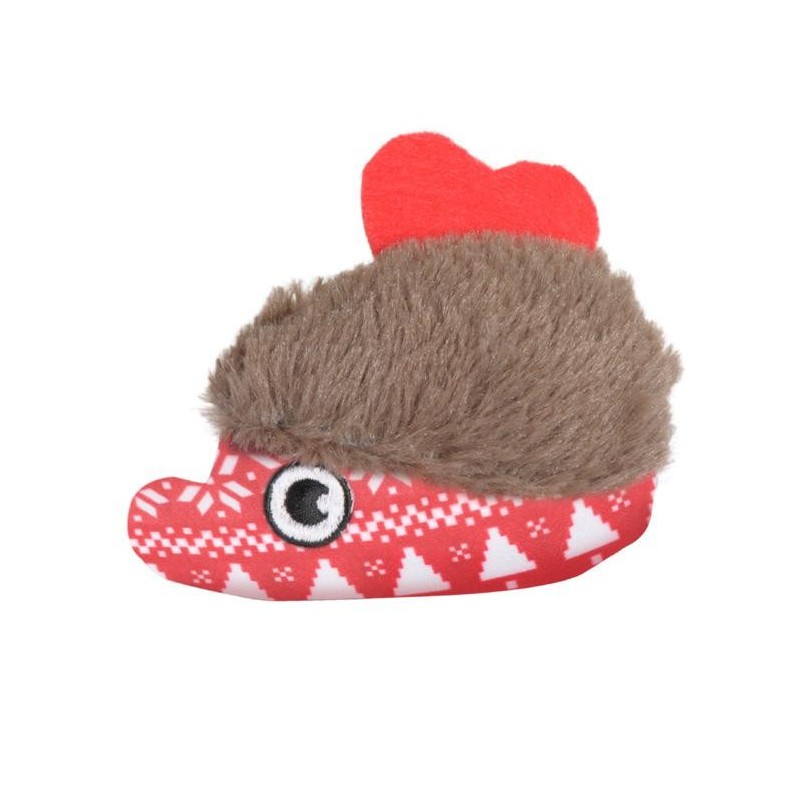 Χριστουγεννιάτικο παιχνίδι γάτας"Plush Christmas hedgehog "