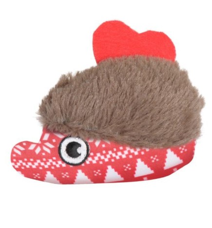 Χριστουγεννιάτικο παιχνίδι γάτας"Plush Christmas hedgehog "