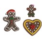 Χριστουγεννιάτικο παιχνίδι σκυλου"Latex christmas subjects in gingerbread style(3mod)"13cm