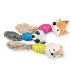 Παιχνίδι Σκύλου "Plush toys with animal shaped TPR body"