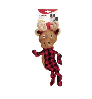 Παιχνίδι Σκύλου"Fabric Dog Toy Reindeer"with squeker 30cm